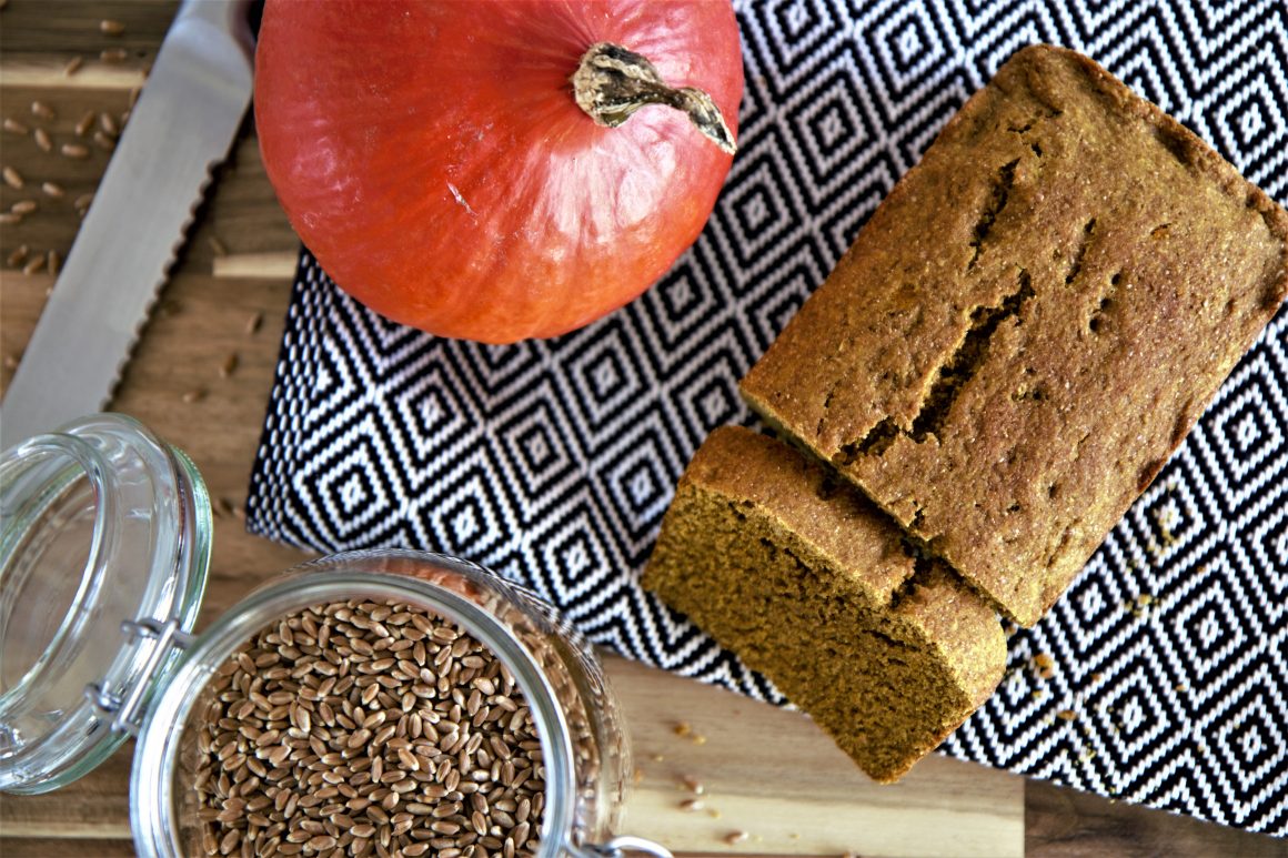 vollwertiges Kürbisbrot