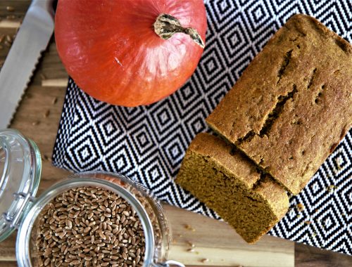 vollwertiges Kürbisbrot