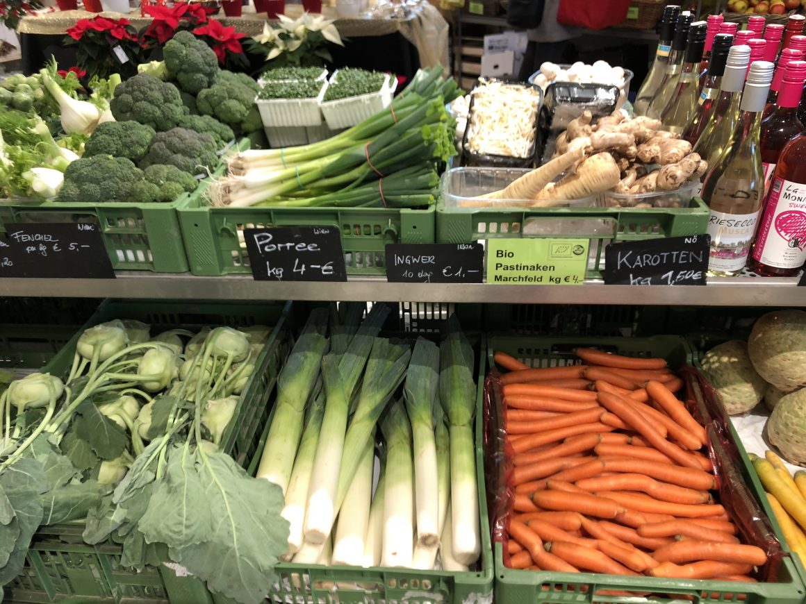 Eine bunte Auswahl an Gemüse